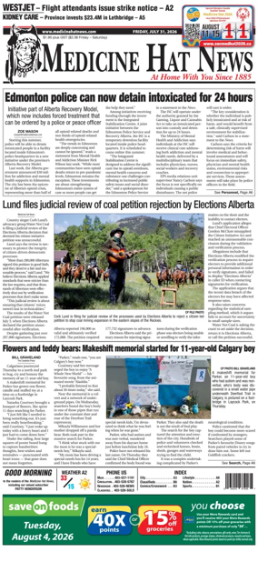 Cover of Medicine Hat News