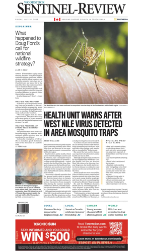 Cover of Sentinel-Review (Woodstock)