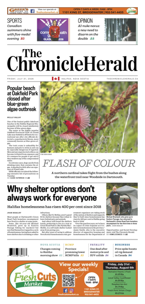 Cover of The Chronicle Herald (Provincial)