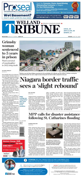 Cover of The Welland Tribune