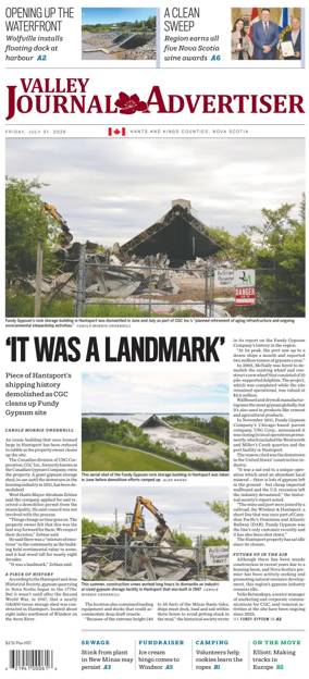 Cover of Valley Journal Advertiser