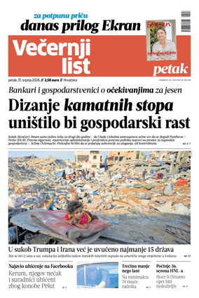 Cover of Vecernji list - Hrvatska