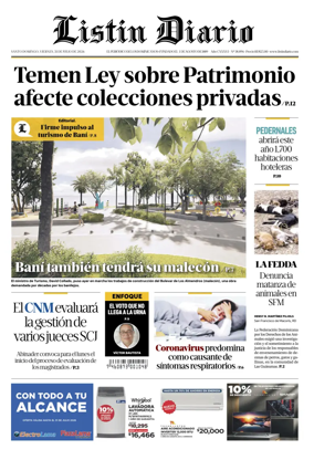 Cover of Listin Diario