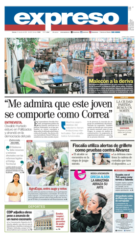 Cover of Diario Expreso