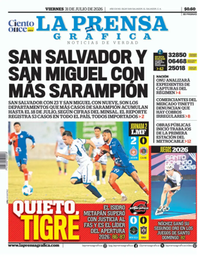 Cover of La Prensa Grafica