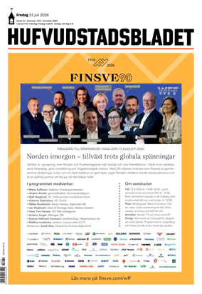 Cover of Hufvudstadsbladet