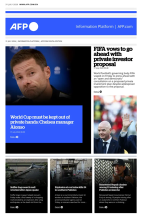 Cover of AFP English