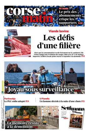 Cover of Corse Matin