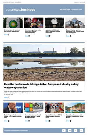Cover of Euronews Business