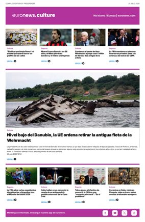 Cover of Euronews Culture and Sport (Spanish) Compiled Edition
