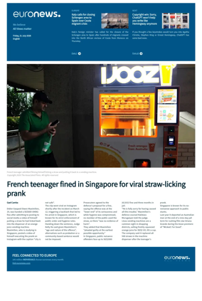 Cover of EuroNews (English Edition)