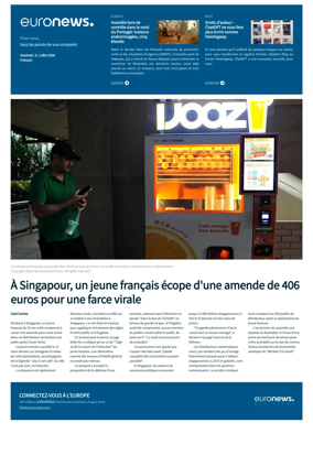 Cover of EuroNews (French Edition)
