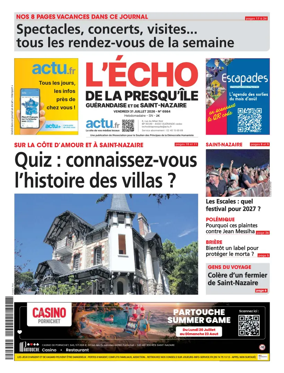 Cover of L'Echo de la Presqu'ile (SN)