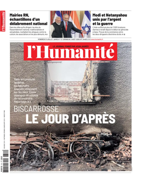 Cover of L'HUMANITE