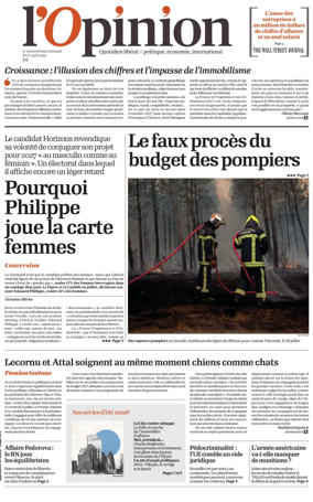 Cover of L'Opinion