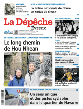 Cover of La Depeche Evreux