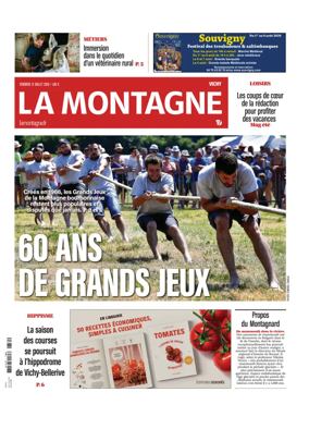 Cover of La Montagne (Vichy)