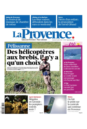 Cover of La Provence Salon-de-Provence / Pays salonais