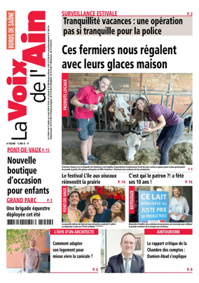Cover of La Voix de l’Ain Bords de Saone