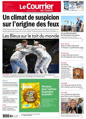 Cover of Le Courrier de l’Ouest (Deux-Sevres)
