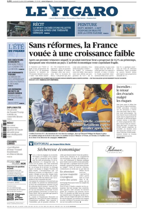Cover of Le Figaro