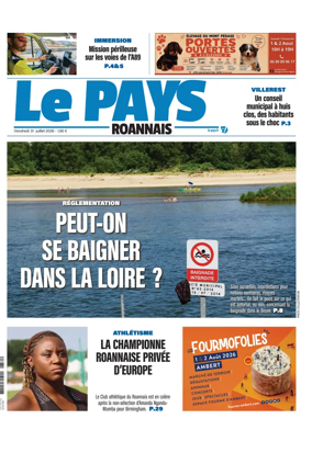 Cover of Le Pays Roannais (Roanne)