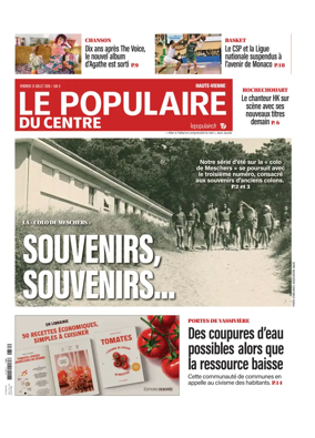 Cover of Le Populaire du Centre (Haute-Vienne)