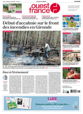 Cover of Ouest France (Mayenne)