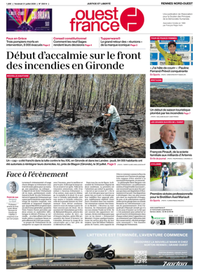 Cover of Ouest-France (Rennes Nord-Ouest)