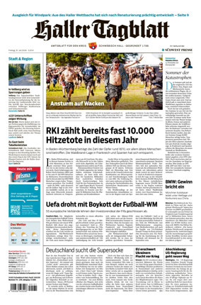 Cover of Haller Tagblatt