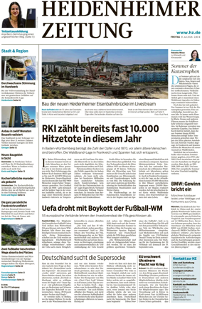 Cover of Heidenheimer Zeitung