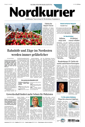Cover of Neubrandenburger Zeitung
