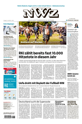 Cover of NWZ – Neue Wurttembergische Zeitung