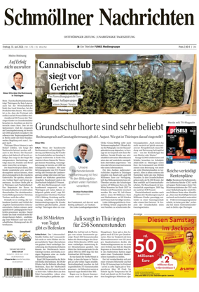 Cover of Ostthuringer Zeitung (Schmolln)