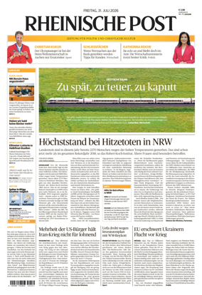 Cover of Rheinische Post Kleve