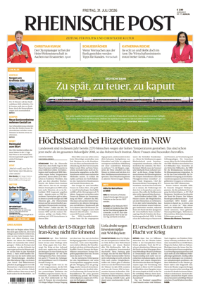 Cover of Rheinische Post Krefeld Kempen