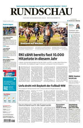 Cover of Rundschau fur den Schwabischen Wald – Der Kocherbote