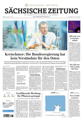 Cover of Sachsische Zeitung (Rodertal)