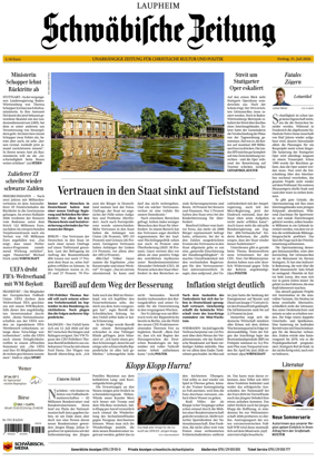 Cover of Schwabische Zeitung (Laupheim)