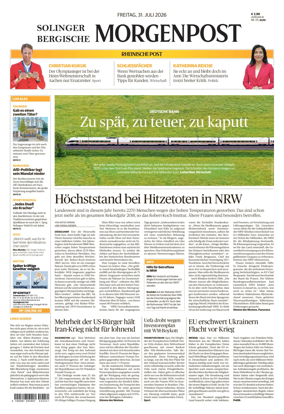 Cover of Solinger Bergische Morgenpost/Remscheid