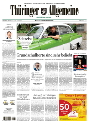 Cover of Thuringer Allgemeine (Arnstadt und Ilmenauz)