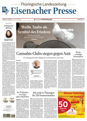 Cover of Thuringische Landeszeitung (Eisenach)