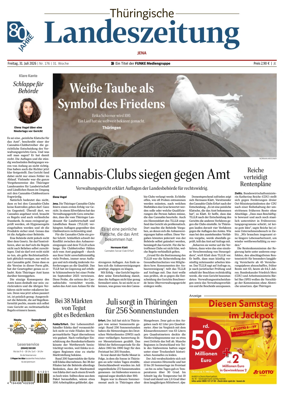 Cover of Thuringische Landeszeitung (Jena)