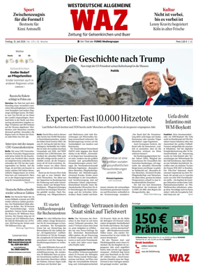Cover of Westdeutsche Allgemeine Zeitung (Gelsenkirchen)