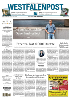Cover of Westfalenpost (Arnsberg)