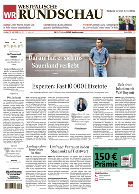 Cover of Westfalische Rundschau (Olpe)