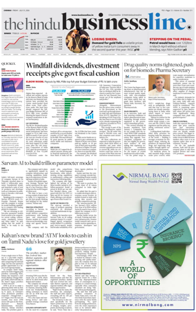 Cover of BusinessLine (Chennai)