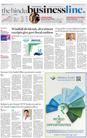 Cover of BusinessLine (Kolkata)