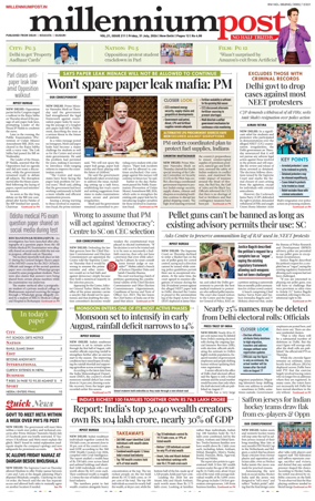 Cover of Millennium Post