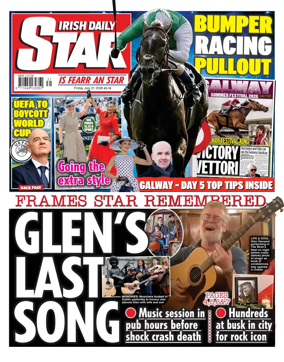 Cover of Irish Daily Star